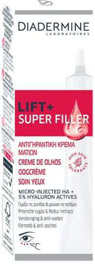 Diadermine Lift+ Super Filler Eye Cream for Anti-Wrinkle and Firming 15ml