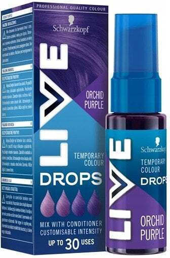 Schwarzkopf Live Drops Temporärer Farbstoff für Haare Orchid-Violett 30ml