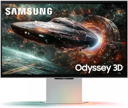 Samsung Odyssey 3D G90XF IPS HDR Gaming Monitor 27" 4K 3840x2160 165Hz με Χρόνο Απόκρισης 1ms GTG