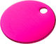 Metal Pet ID Tag Round No2 7 Colors 1 Side Fuchsia