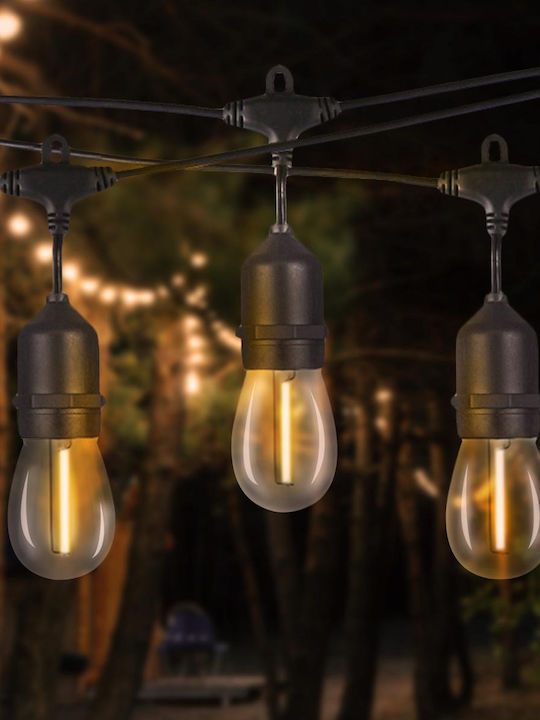 Luminiță Garland Luminoasă LED Etanșă 20m cu 20 Becuri