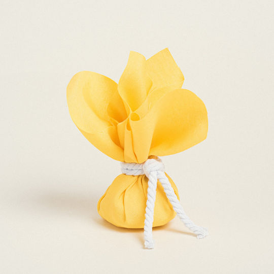 Beauty Home Μαντηλι 27 X 27 Cm Κιτρινο