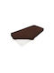 Matex Sheet Single with Elastic Band Cotton Brown 140x200cm