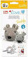 Pompon-Maus-Bastelset Freddy – Das Set Enthält 1 Große Schablone, 1 Kleine, Augen oder Nasen, 2 Prym Love 624200 Tiere – Basteln Sie Ihr Lieblingstier (Pompon-Macher Gerät Code 624190 Muss Separat Gekauft Werden)