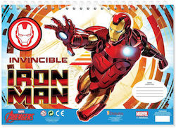 Μπλοκ Ζωγραφικης Iron Man 23x33 40φυλ
