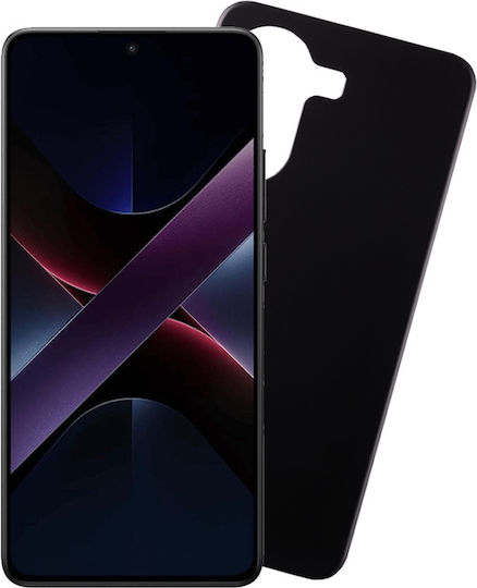 Volte-Tel Back Cover Silicon cu Curea Negru (Poco X7 Pro)