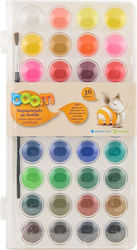 Acuarele Boom 36 culori cu pensulă A2fb36s