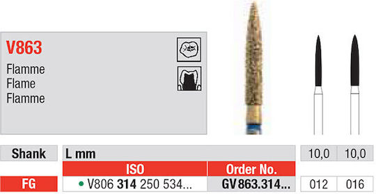 eDenta Milling Cutter for Rotary Tool