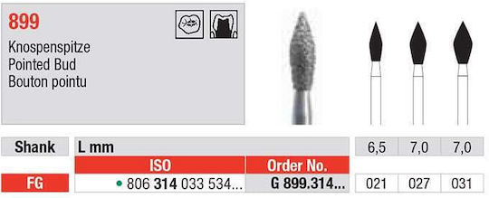 eDenta Milling Cutter for Rotary Tool