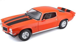 Моделни фигури Монтирани Миниатюри 1971 Chevrolet Camaro Chevy Жълто 1/18 Maisto