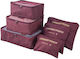 Strado Clothes Dryer Travel Set Clothes Storage Laundry Nets 6pcs Red