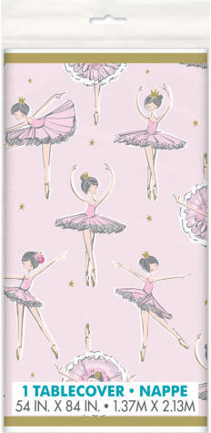 Μπαλαρίνα Πλαστικό Τραπεζομάντιλο Ballerina Ροζ 137 X 213 Cm