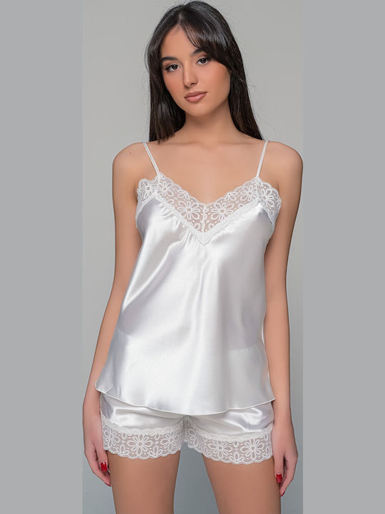 Milena by Paris Summer Satin Babydoll Ivory Coast