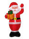 Inflatable Illuminated Santa Claus Red 150x55x55cm