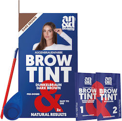 AndBeauty Dark Brown Eyebrow Makeup Set