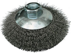 K Conical Brush 125mm M14 Bk600w Wave Wire