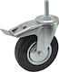 Awtools Lenkrolle Schwarz Gummi Bremse Gewindes...
