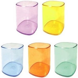 Suport pentru creioane de birou din plastic ver...
