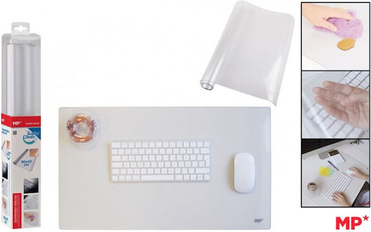 Desk Pad MP Single Plastic Transparent 80x40cm Pa952-8040