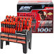 Schraubendreher + Bits Set 100 Stück /jbc