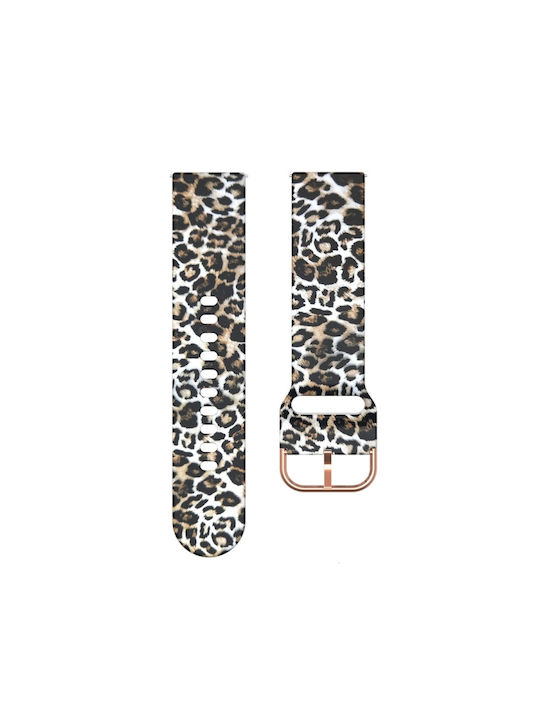 Silicone Strap for Xiaomi Watch S1 46mm / Watch S1 Active 47mm Leopard Pattern