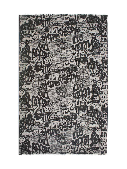 Balsan Urban Art Χαλί Ορθογώνιο Grey Black 133x190cm