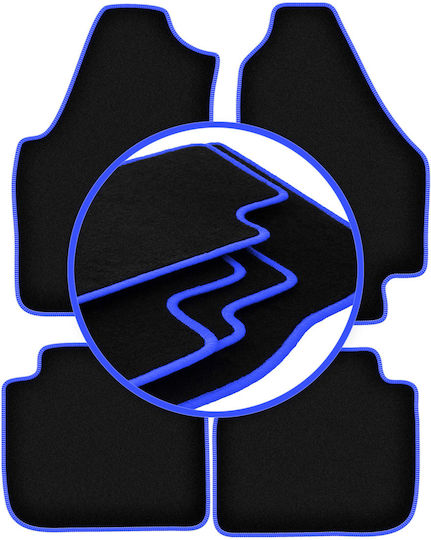 Carlux-blaue Autoteppiche Fiat Idea Minivan 2003-2010