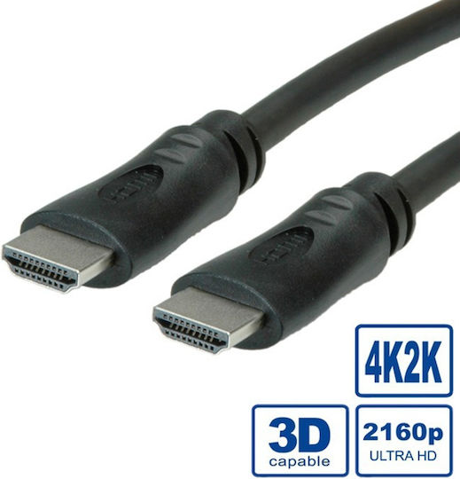 Roline Cable 11.99.5683 Hdmi M To Hdmi M 5m Black