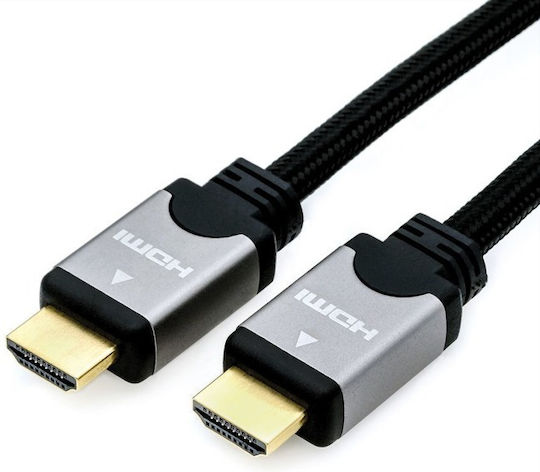 Roline кабел 11.04.5850 HDMI мъжко към HDMI мъжко 1м черен
