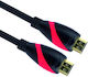 Vcom Cg525-v2.0 Cablu HDMI M la HDMI M 10m Suport 4K Conectori Placati cu Aur Negru
