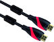 Vcom Cg525d-15m Cable Hdmi M To Hdmi M 15m Black V1.4 Gold-plated Connectors Ferrite Core