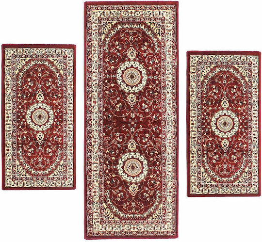Balsan 9209 Σετ Χαλιά Κρεβατοκάμαρας Red P620689 3τμχ