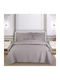 Greenwich Polo Club 2356 Coverlet Queen Size Microfiber Taupe 240x250cm