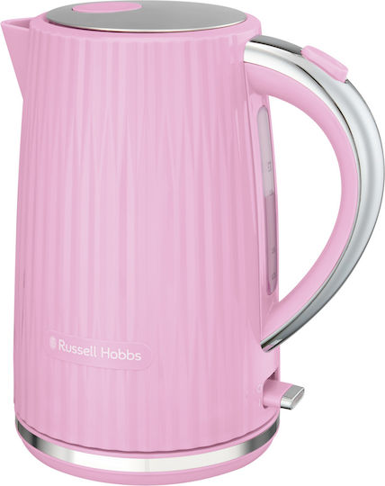 Russell Hobbs Eden Βραστήρας 1.7lt 2400W Ροζ
