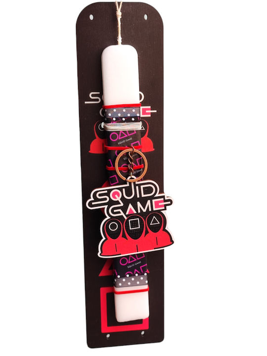 Easter Candle Squid Game Flat Scented Handmade with Box Game