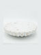 Platou Decorativ Lemn Albă 1buc 28x6x6buc