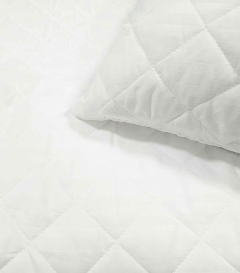 Blanc de Blanc Deckblatt Hotel Gesteppt 90x200cm 1Stück