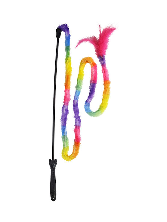 Nobby Cat Toy Plush Feather Wand 132cm