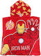 Marvel Avengers Ironman Kids' Beach Poncho 50x100cm Er1956 Red