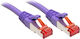 Lindy S/FTP Cat.6 Gigabit Ethernet Network Cable 10m Purple