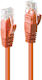 Lindy U/UTP Кат.6 (Gigabit) Мрежов Кабел Ethernet 3м Оранжев