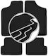 Carlux-silver Car Mats Fiat Cinquecento Hatchback 1991-1998