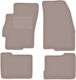 Beige Velvet Floor Mats Fiat Linea Sedan 2009-2015