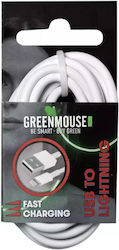 Green Mouse USB-A la Lightning 2m (66956538)
