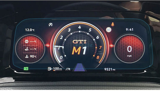 Bildschirmschutzfolie Glänzend 10" Kompatibel mit VW Golf VIII