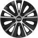 Versaco Car Hubcap Set Rapide with Kia Emblem 15" 4pcs Silver