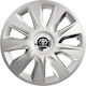 Versaco Car Hubcap Set with Toyota Emblem 13" 4pcs Silver