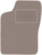 Beige Driver's Mat Opel Kadett E Hatchback Estate Sedan Cabriolet 1984-1991
