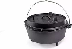 Oală olandeză din fontă Origin Outdoors cu picioare 3,8L
