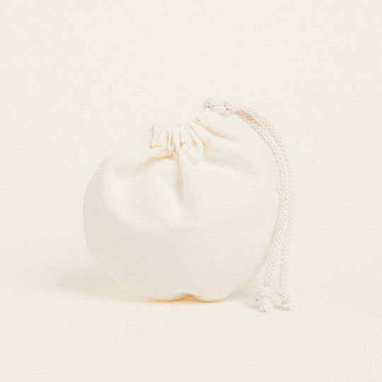 Beauty Home Premium Fabric Pouch for Gift Ecru 13x14cm